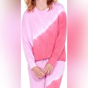 Sundry pink tye dye ahtelisure sweat set. Size 1